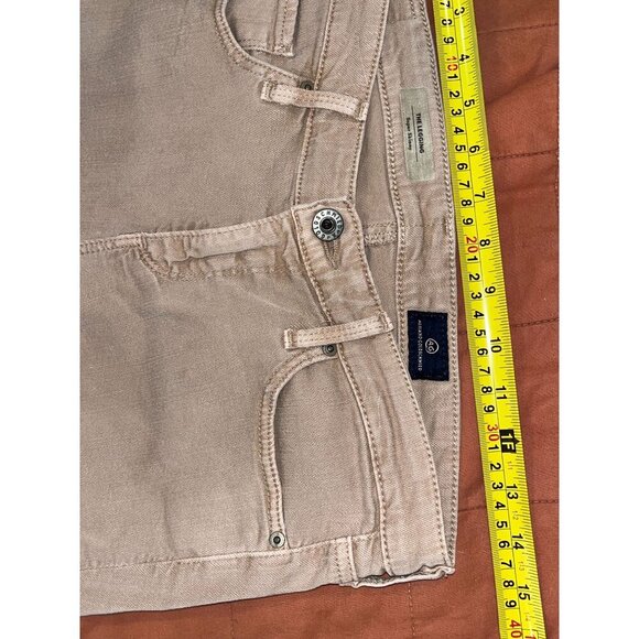 AG Adriano Goldschmied The Legging Super Skinny Jeans Beige Womens Size 27 - Picture 7 of 10